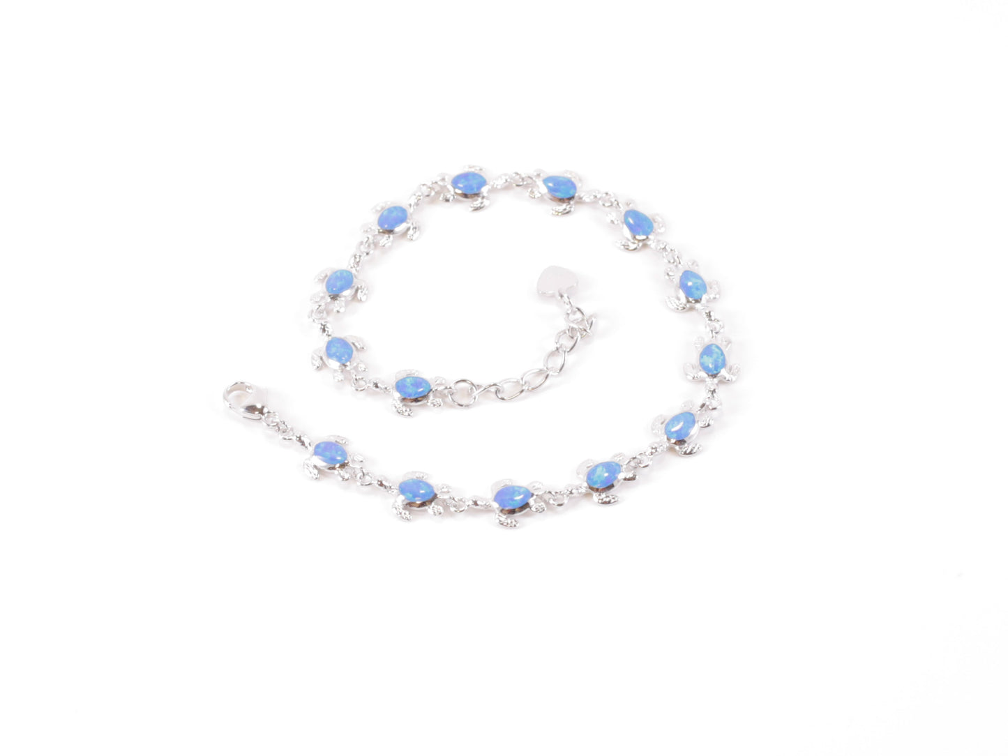 Silver and Blue Bracelet image 0