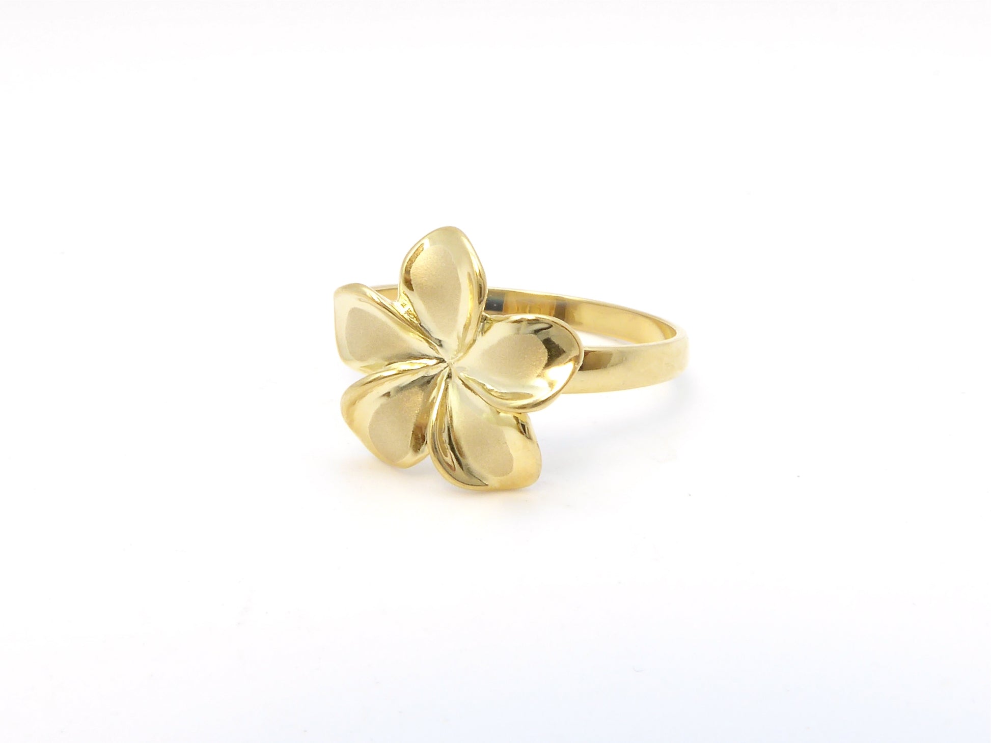 Plumeria Ring #4 image 0