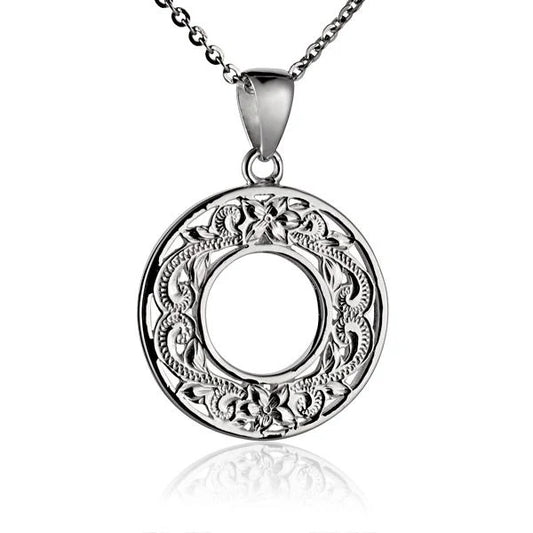 Circle S/T Scroll Pendant image 0