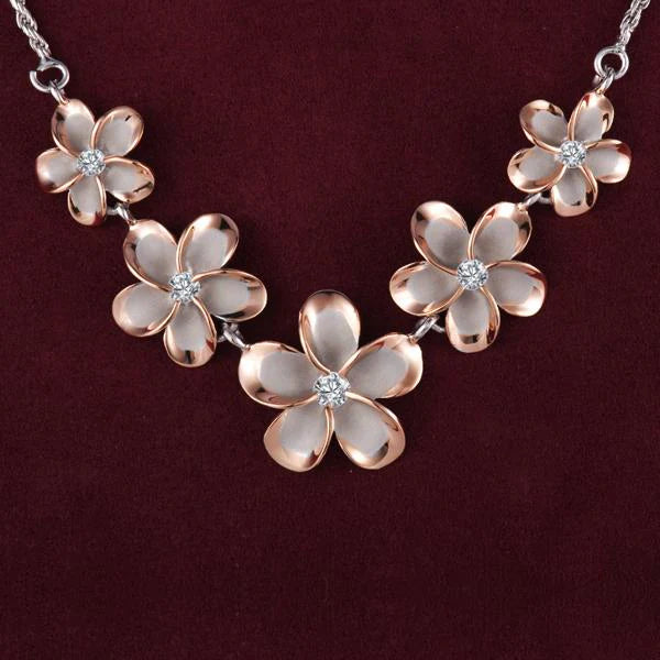 Rhoidum Plumeria 2T PG Rope Necklace - 12~18mm image 0