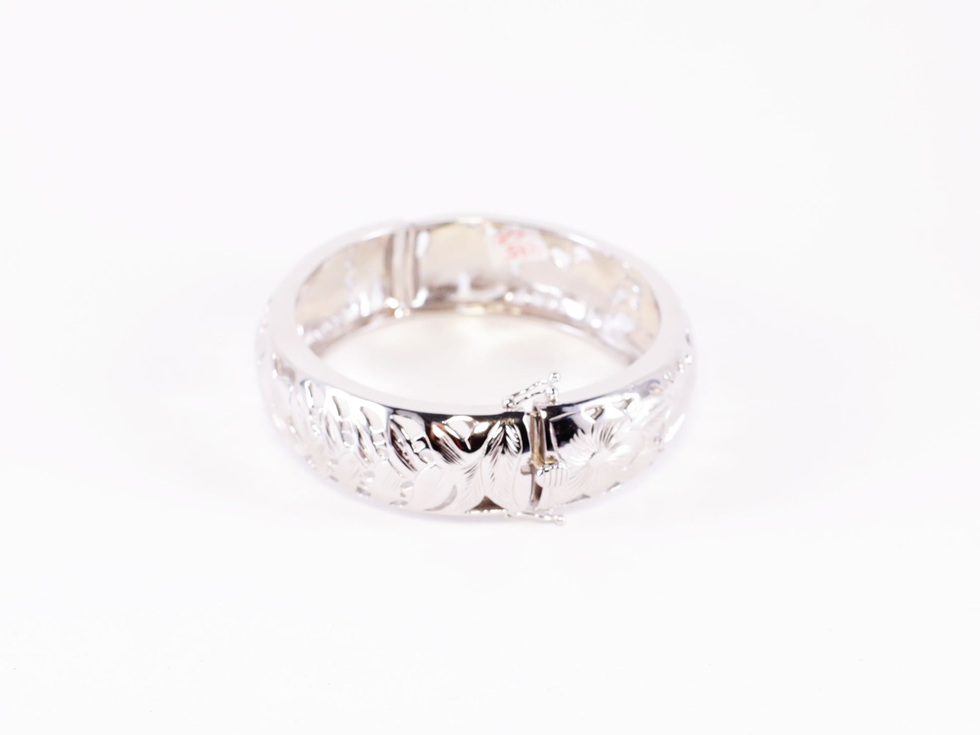 Hawaiian Silver Bangle image 0