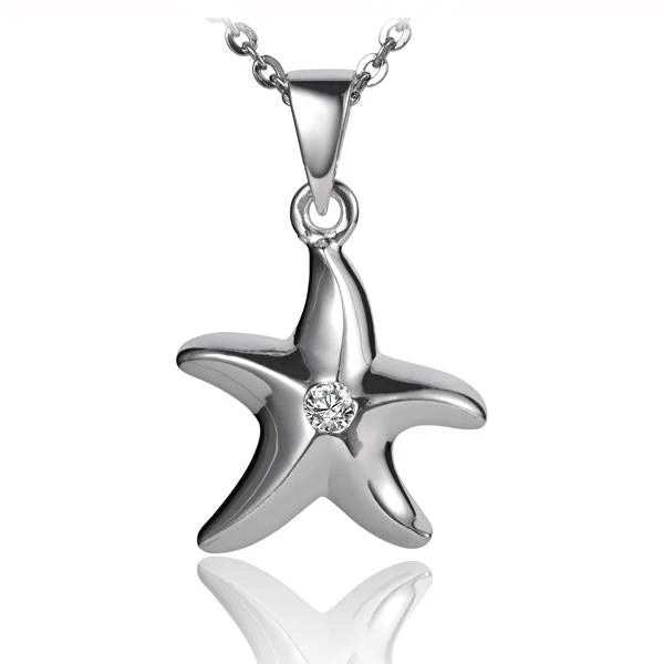 H/P Starfish CZ Pendant image 0