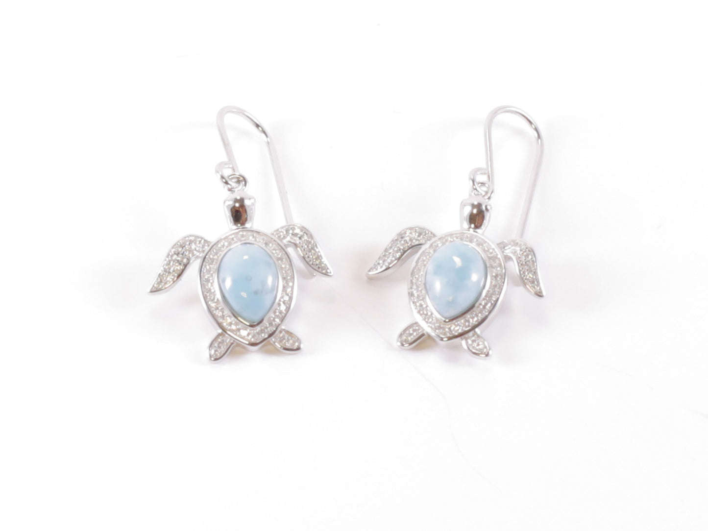 Silver Turtle Earring - Large image 0