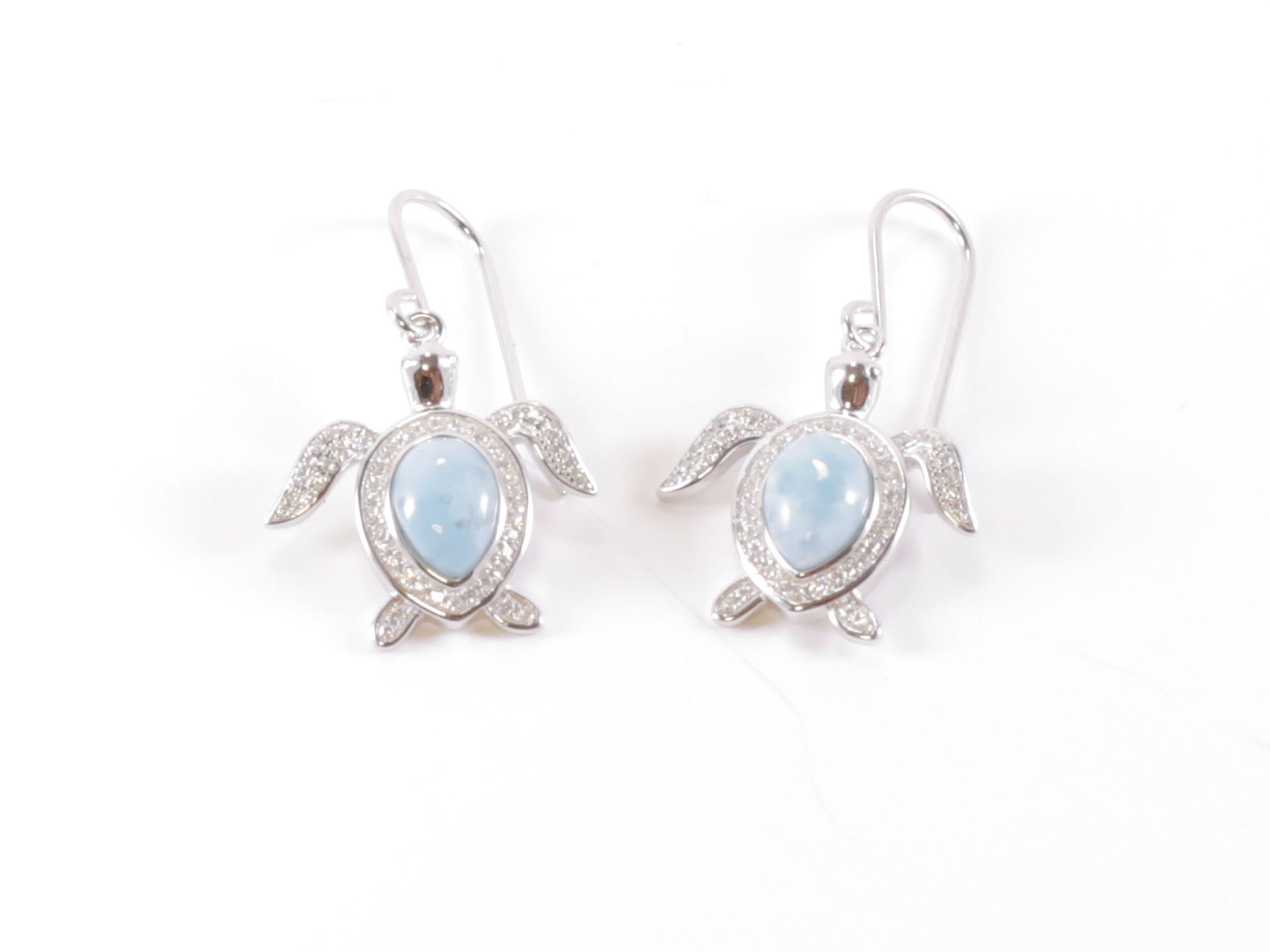 Silver Turtle Earring - Large image 0