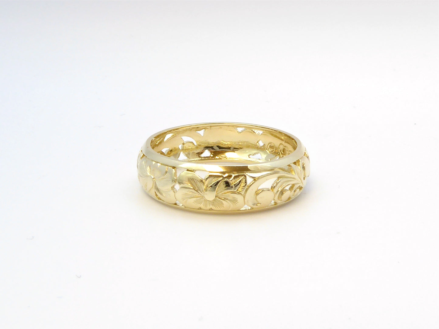 Hibiscus Dome Ring - 6mm image 0