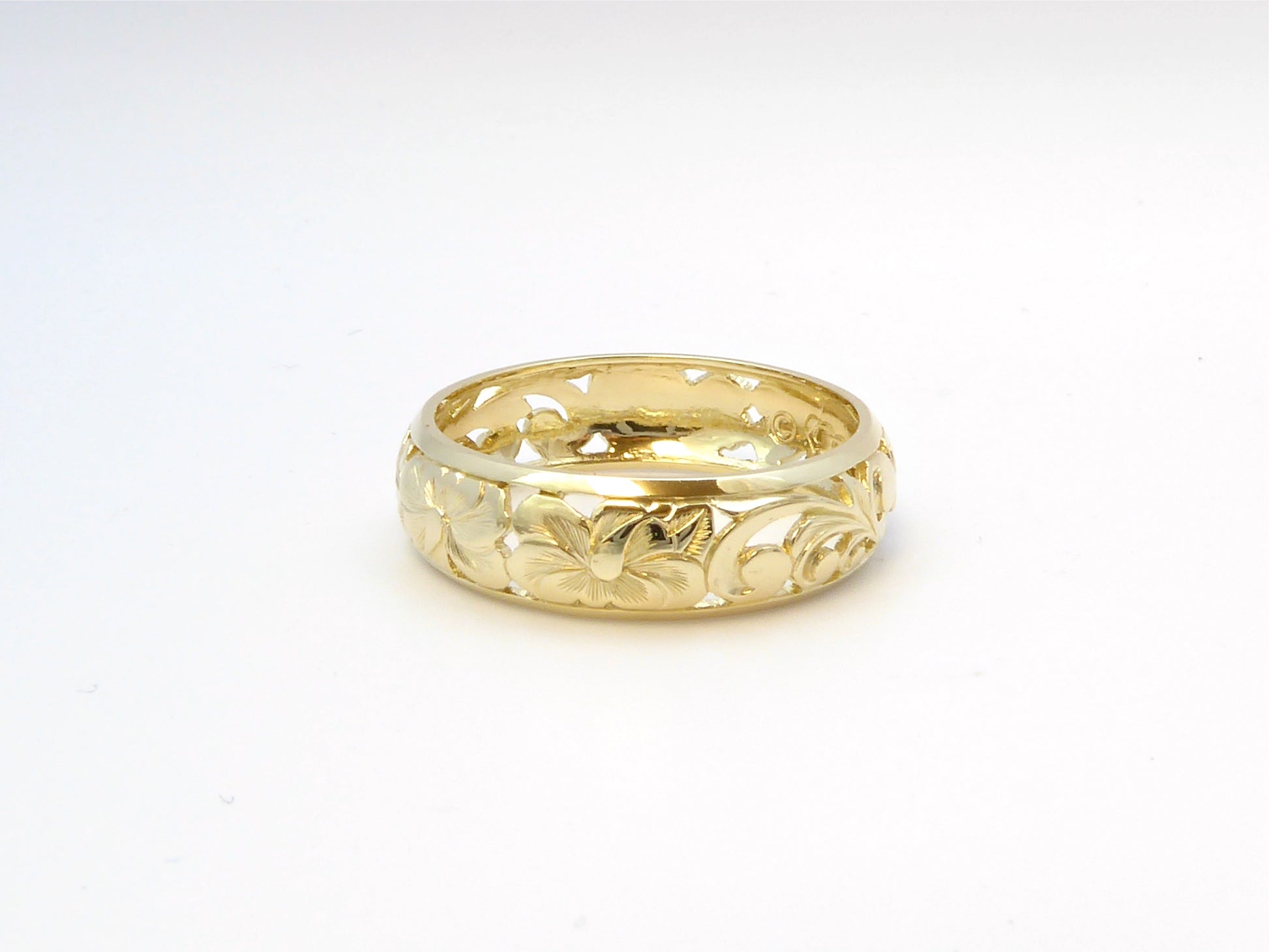 Hibiscus Dome Ring - 6mm image 0