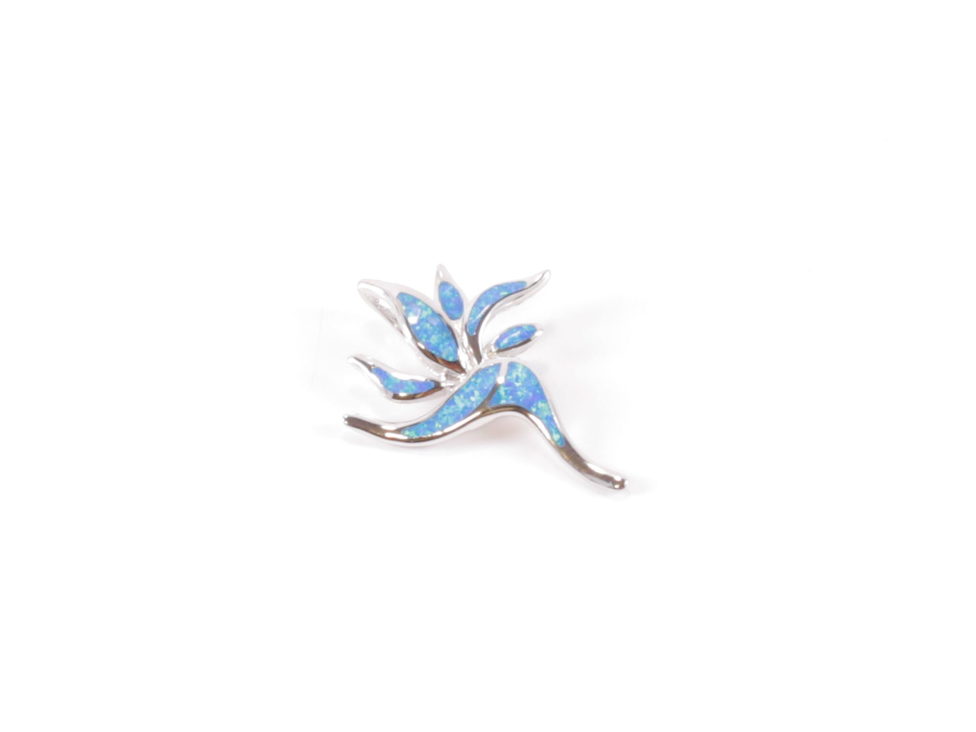 Turquoise Bird of Paradise Pendant image 0
