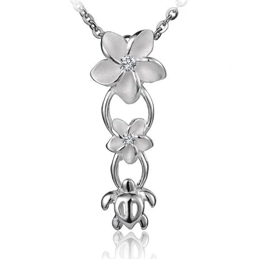 10mm-6mm-Honu Vertical Pendant Ashley's Gift Shop