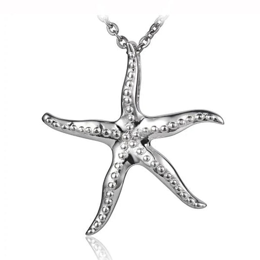 Starfish pendant necklace from Ashley's Gift Shop featuring a detailed gold-tone starfish charm.