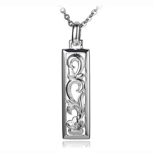 Vertical S/T pendant by Ashley's Gift Shop featuring a sleek design with a polished finish and intricate detailing.