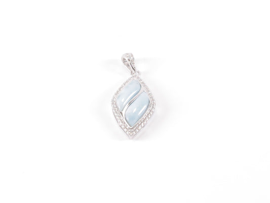 Silver Pendant with Inserts image 0