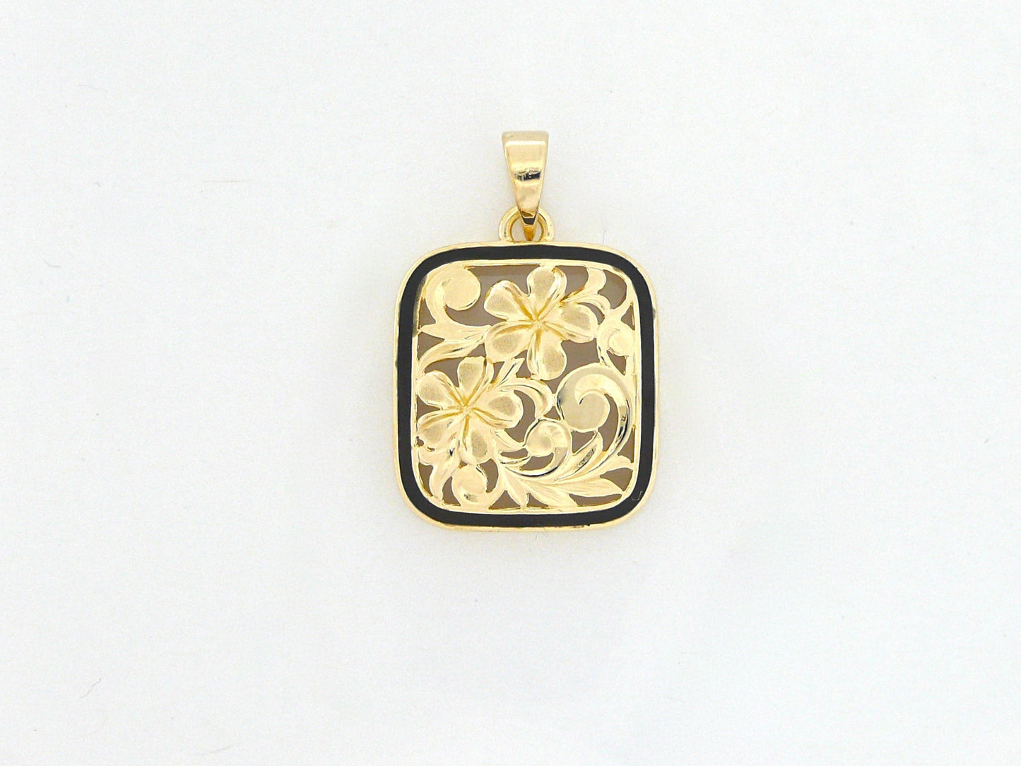 Puanani Plumeria Pendant - Large image 0