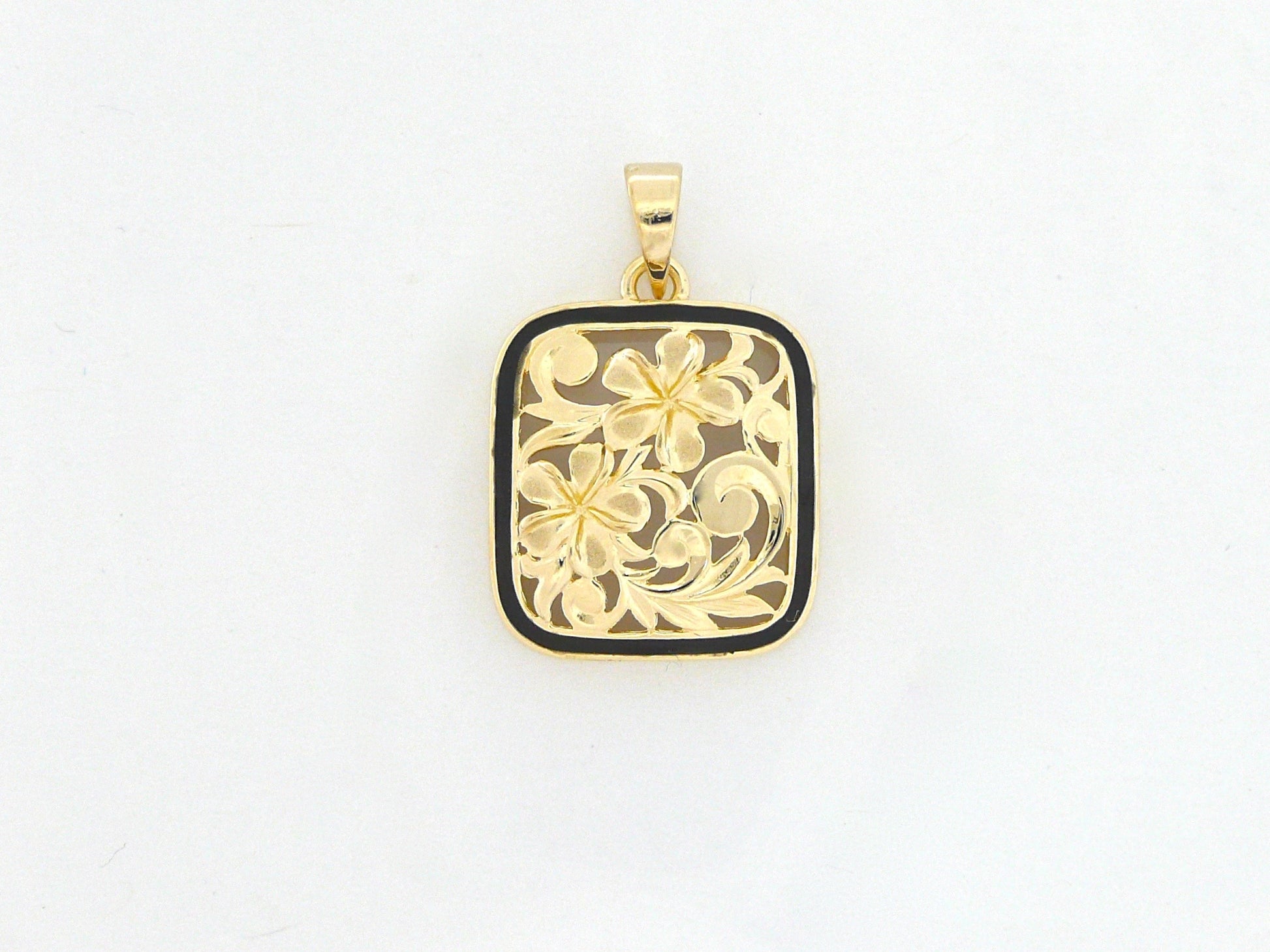 Puanani Plumeria Pendant - Large image 0