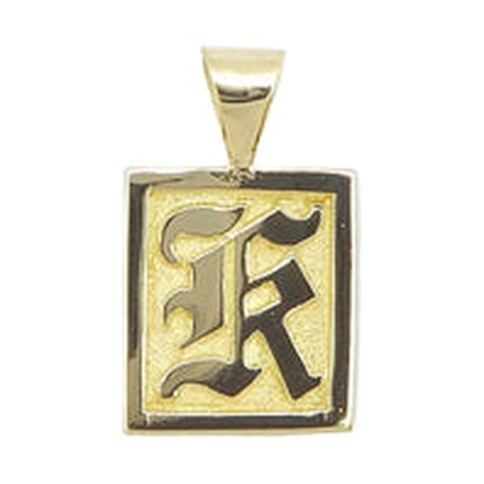 Raised Initial Pendant