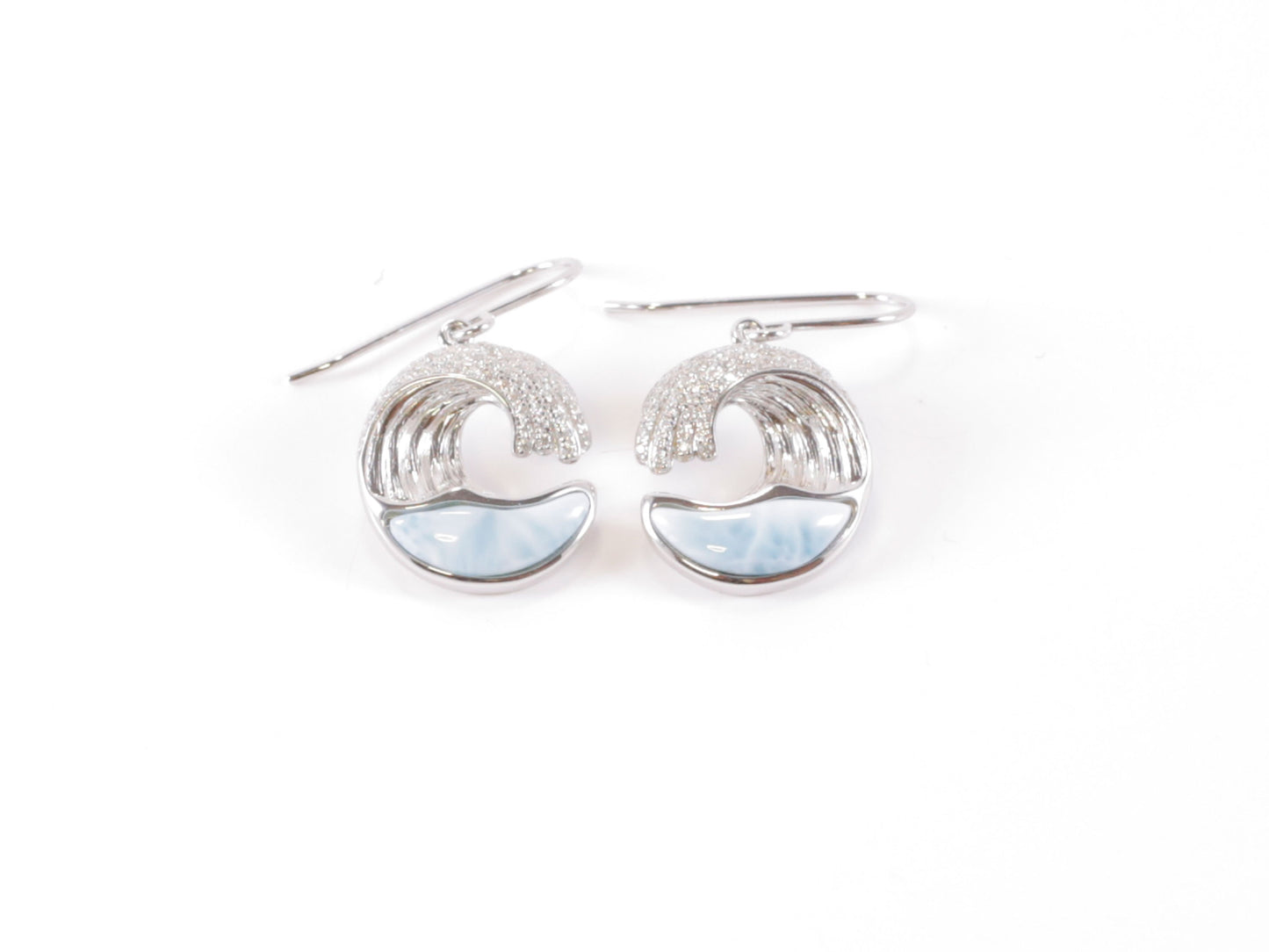 Silver Wave Earring image 0