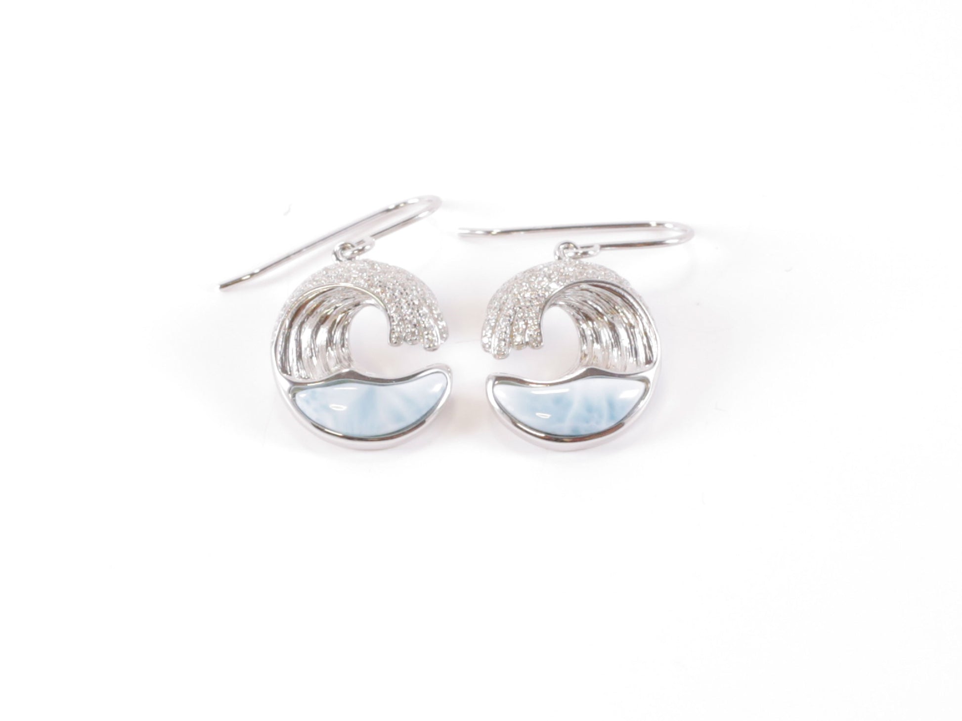 Silver Wave Earring image 0