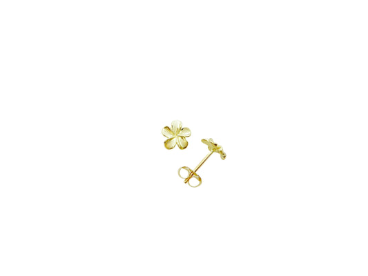 14K Baby Plumeria Earring — Hawaiian jewelry from Ashley's Gift Shop