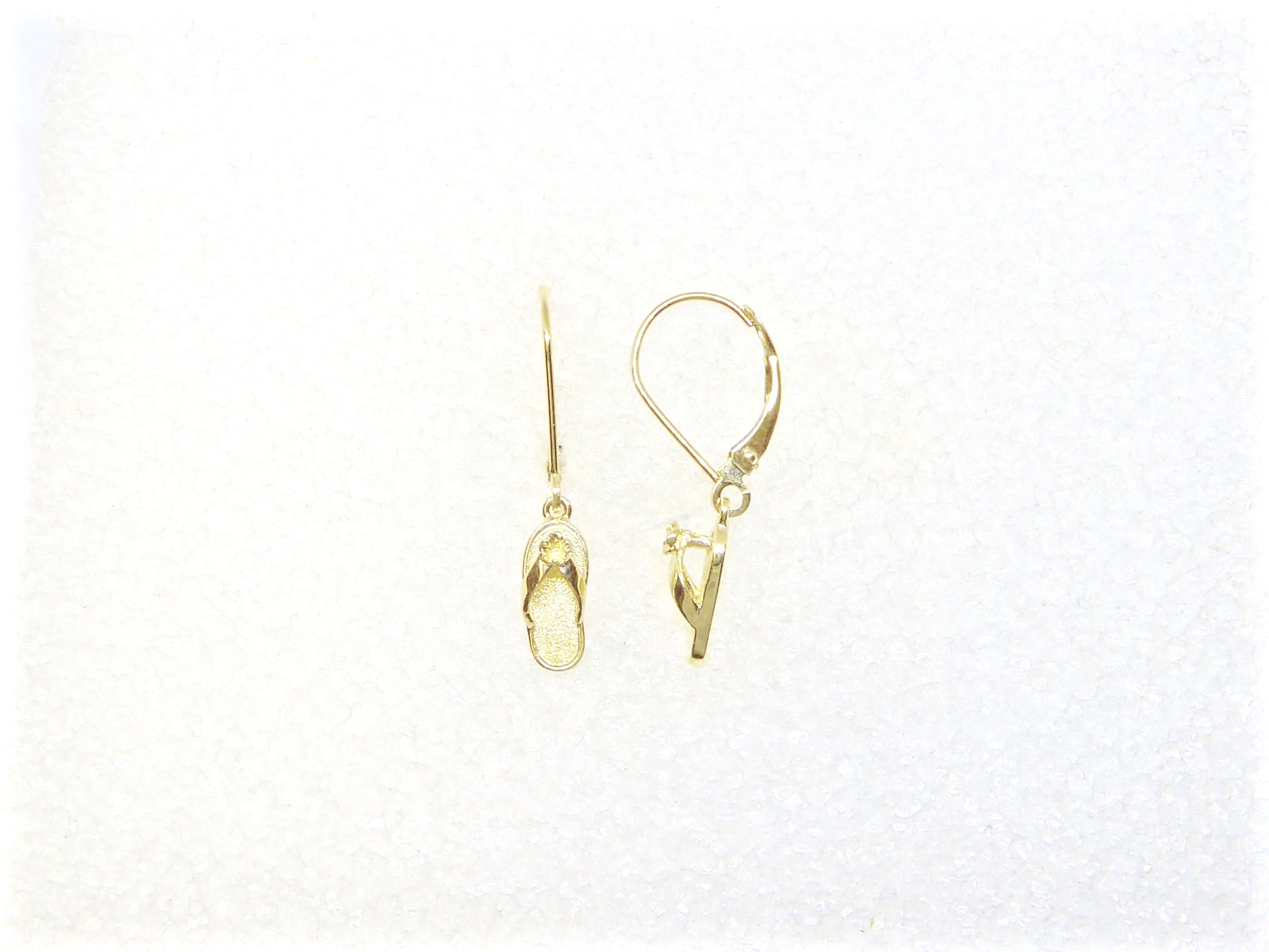 Baby Slipper Lever Back Earring image 0