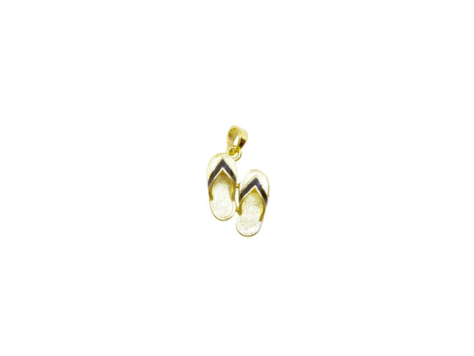 14K Baby Slipper Pair Pendant — Hawaiian jewelry from Ashley's Gift Shop