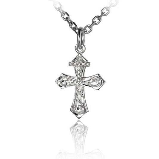 ESP Cross+CZ Cross(S) Pendant image 0