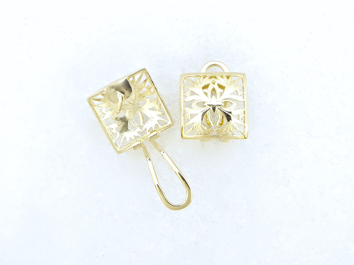 BOP Quilt Earring -  Large image 0