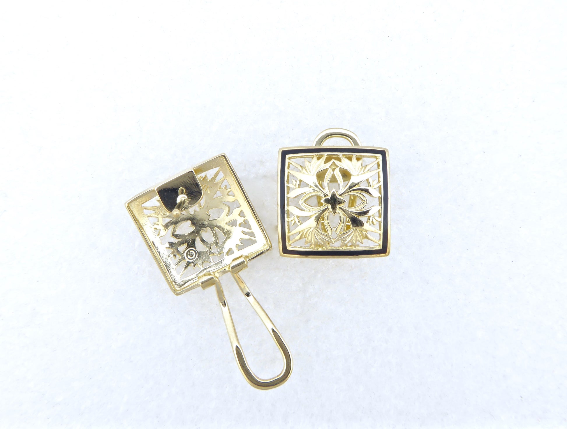 BOP Quilt Earring -  Large image 0