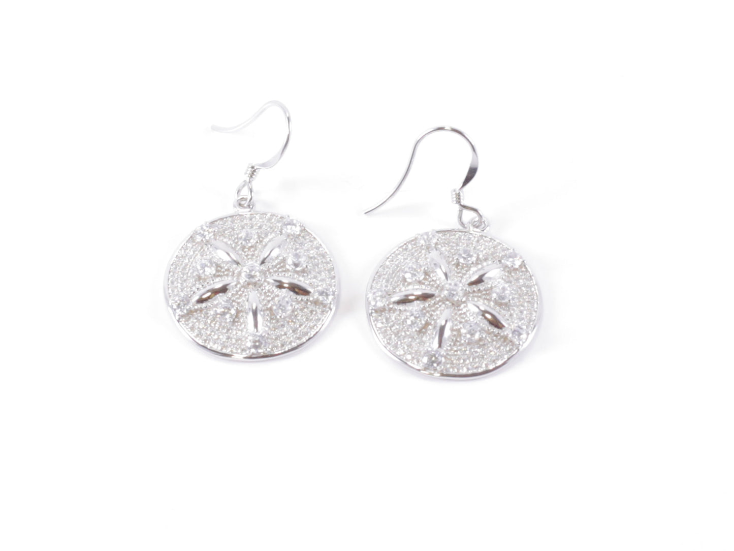 Silver Shell Star Earring image 0