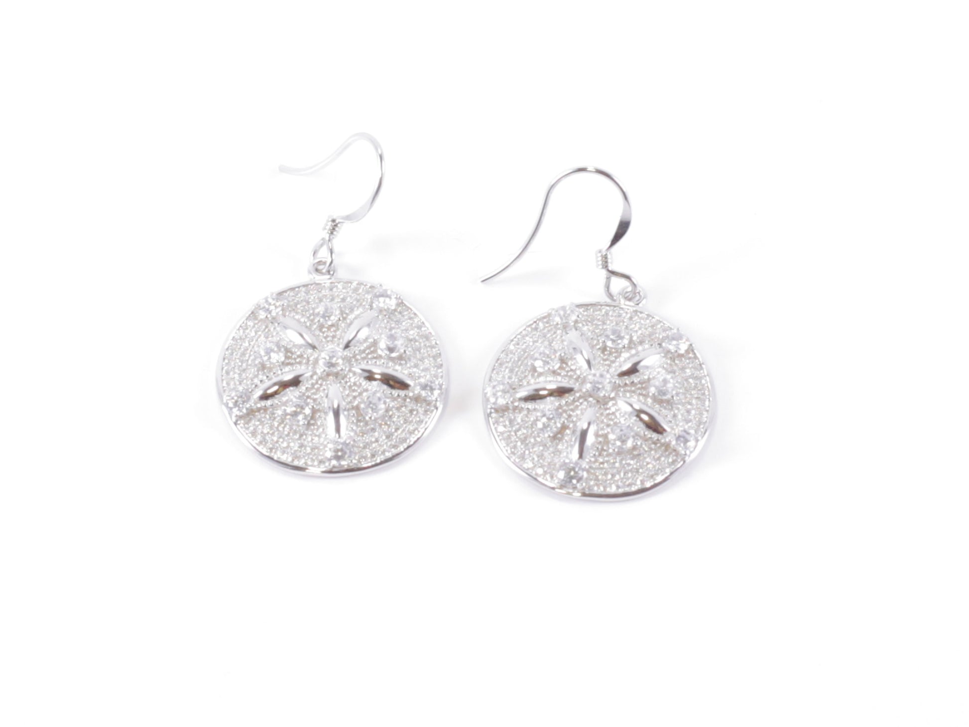 Silver Shell Star Earring image 0
