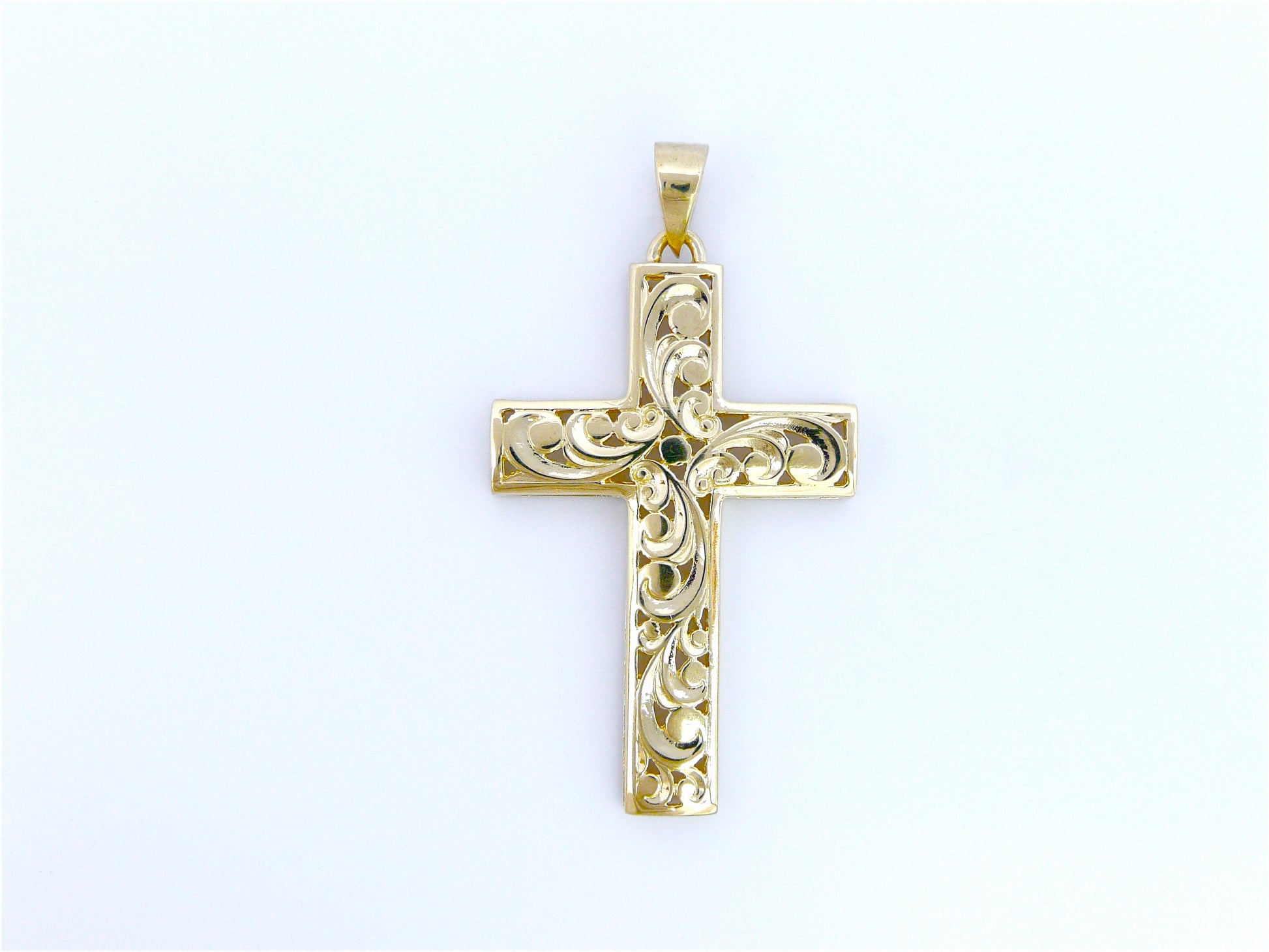 Cut-Out Cross Pendant - Medium image 0