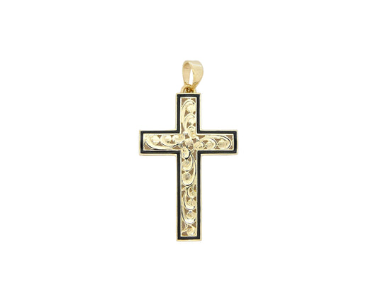 14K Cut-Out Cross Pendant - Medium — Hawaiian jewelry from Ashley's Gift Shop
