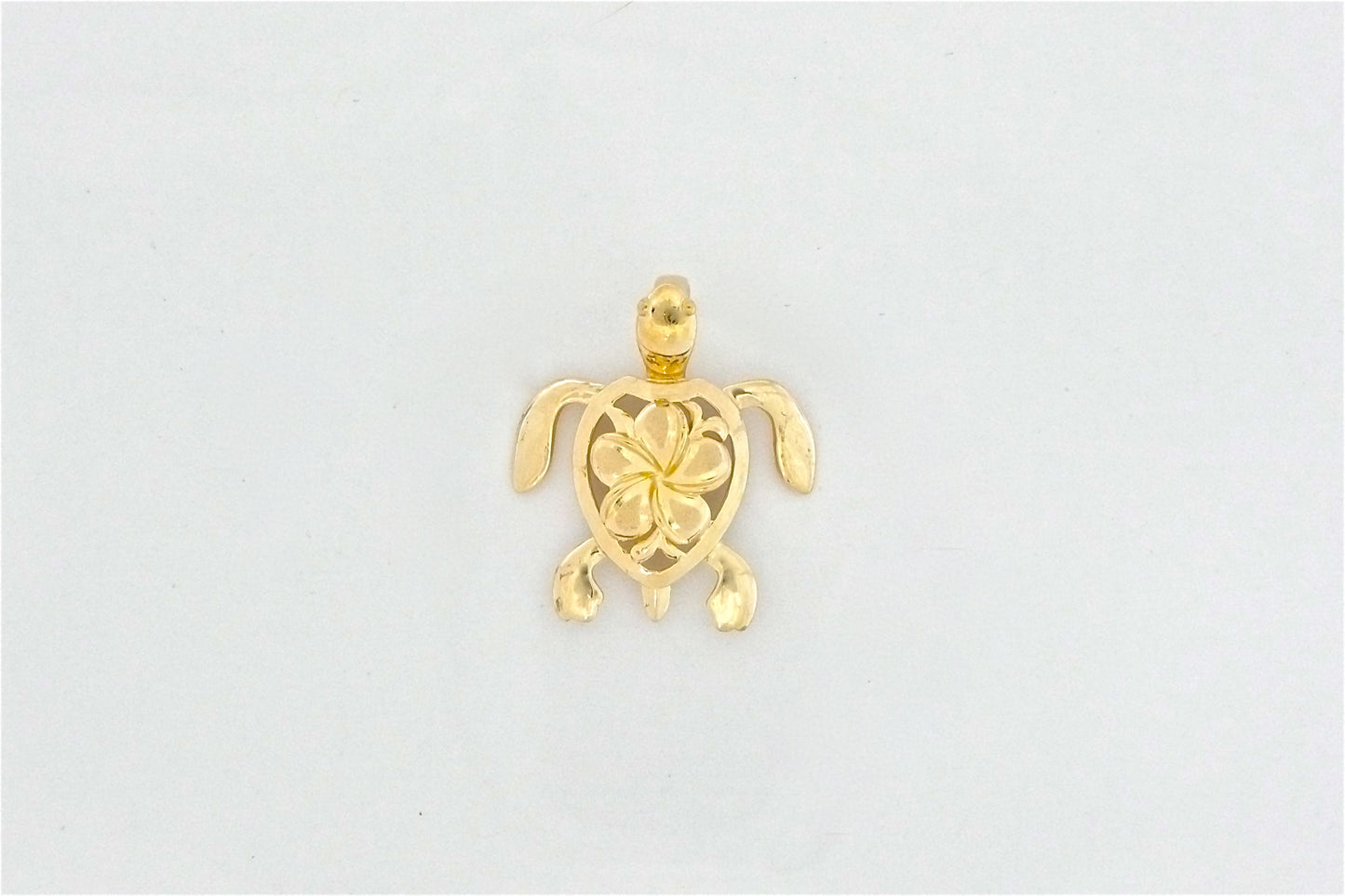 Honu Plumeria Pendant #1 image 0