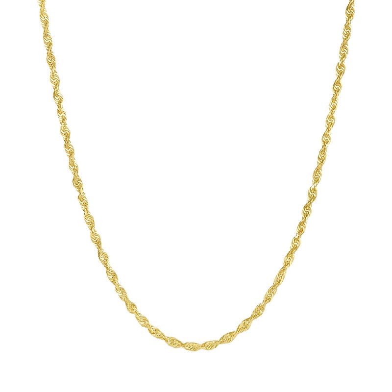 Diamond Cut Rope Chain (1.5mm) image 0