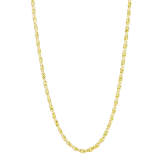 Diamond Cut Rope Chain (2.5mm) — Hawaiian jewelry from Ashley's Gift Shop