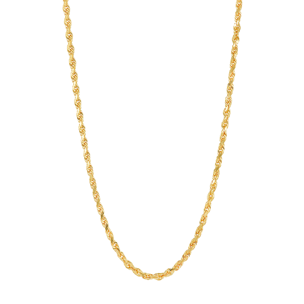 Diamond Cut Rope Chain (2.9mm) image 0