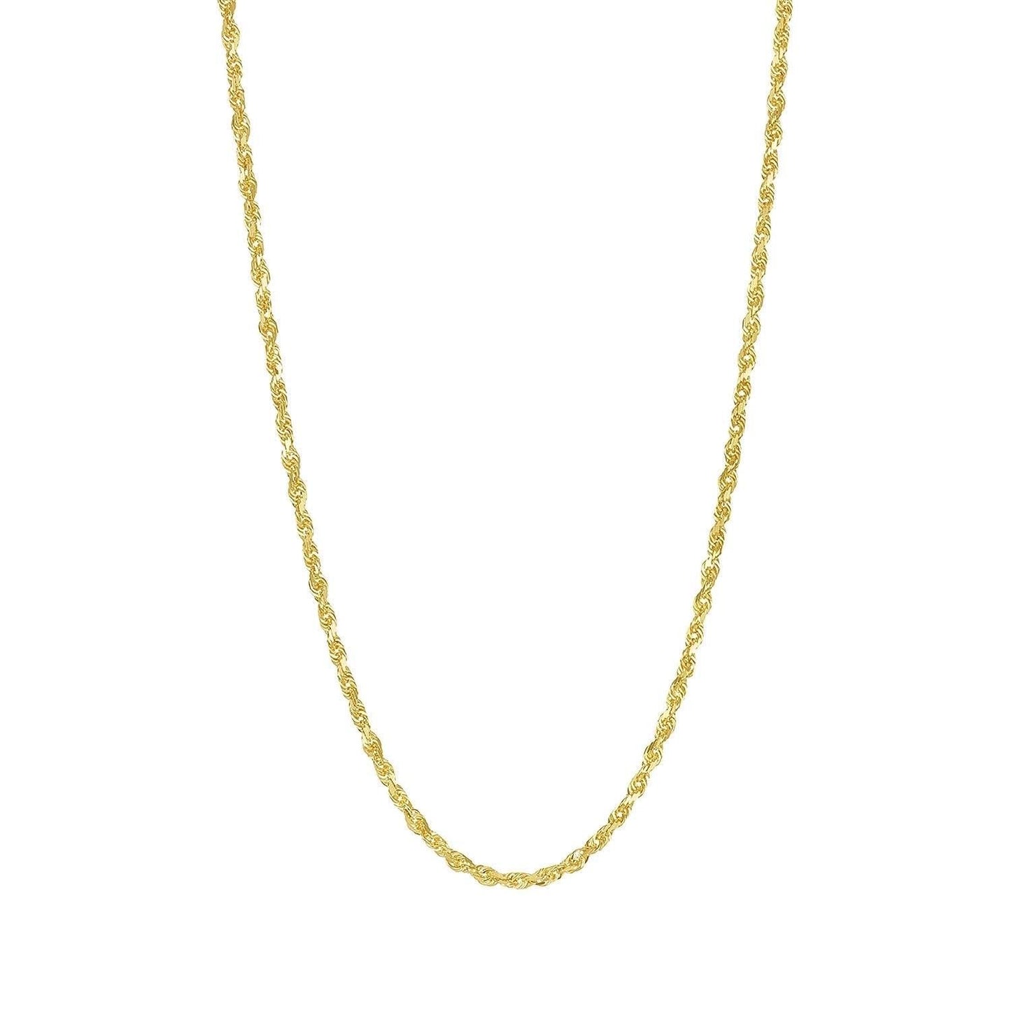 Diamond Cut Rope Chain (2mm) image 0