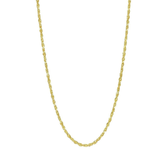 Diamond Cut Rope Chain (2mm) — Hawaiian jewelry from Ashley's Gift Shop