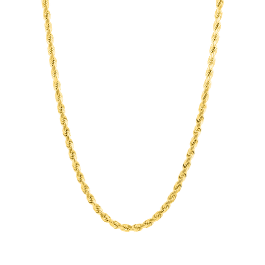 Diamond Cut Rope Chain (3.5mm) — Hawaiian jewelry from Ashley's Gift Shop