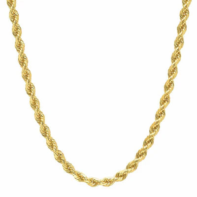 Diamond Cut Rope Chain (4mm) image 0