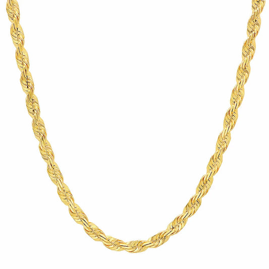 Diamond Cut Rope Chain (6mm) — Hawaiian jewelry from Ashley's Gift Shop