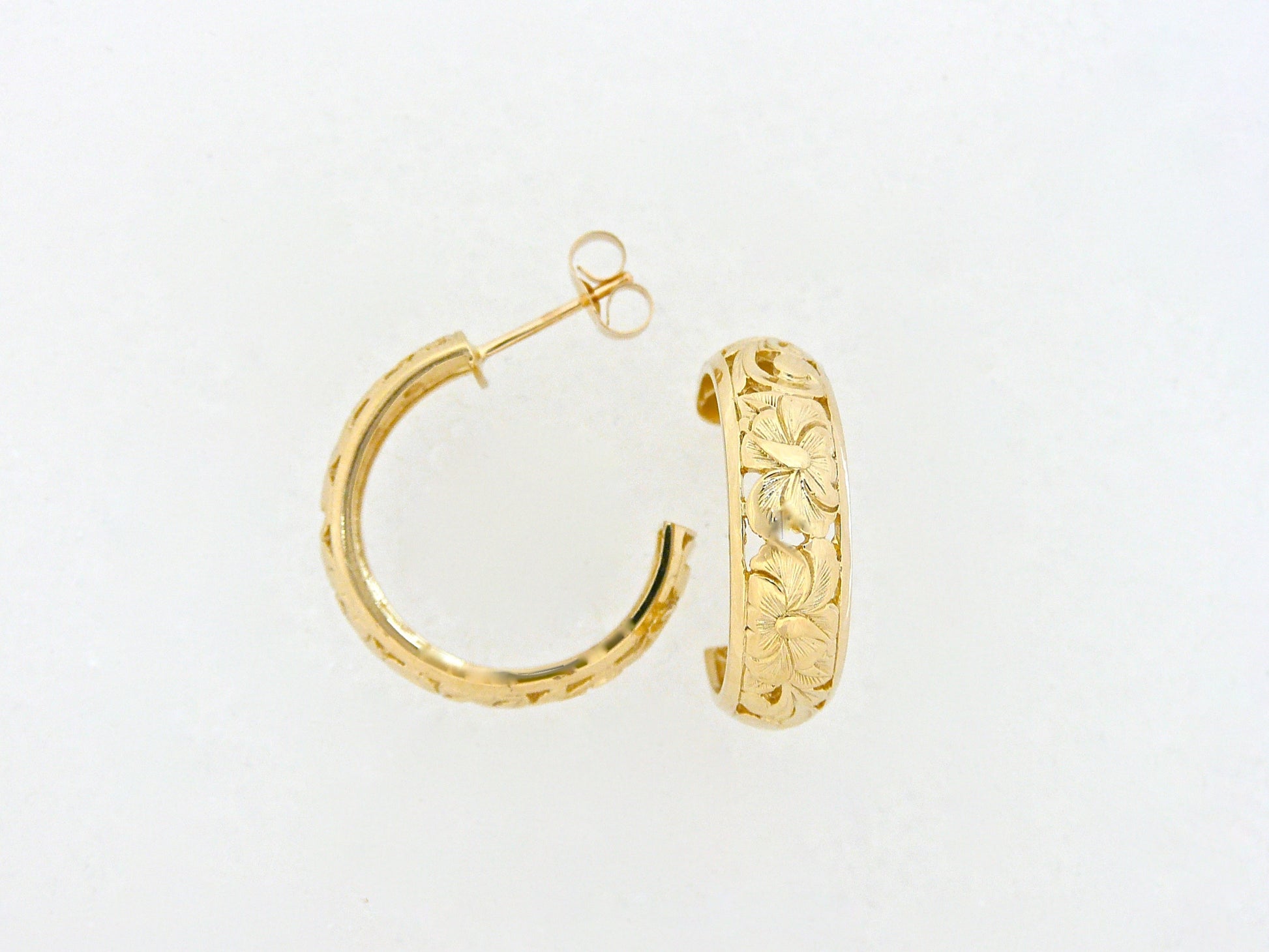 Dome Hoop Earring - Small/6mm image 0