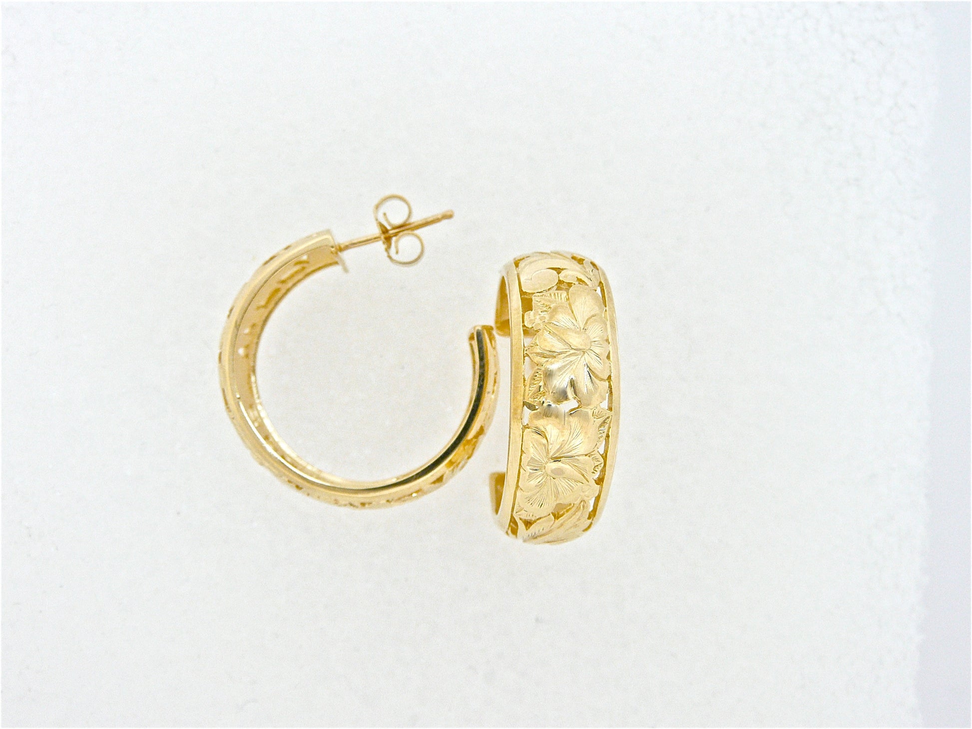 Dome Hoop Earring - Small/8mm image 0