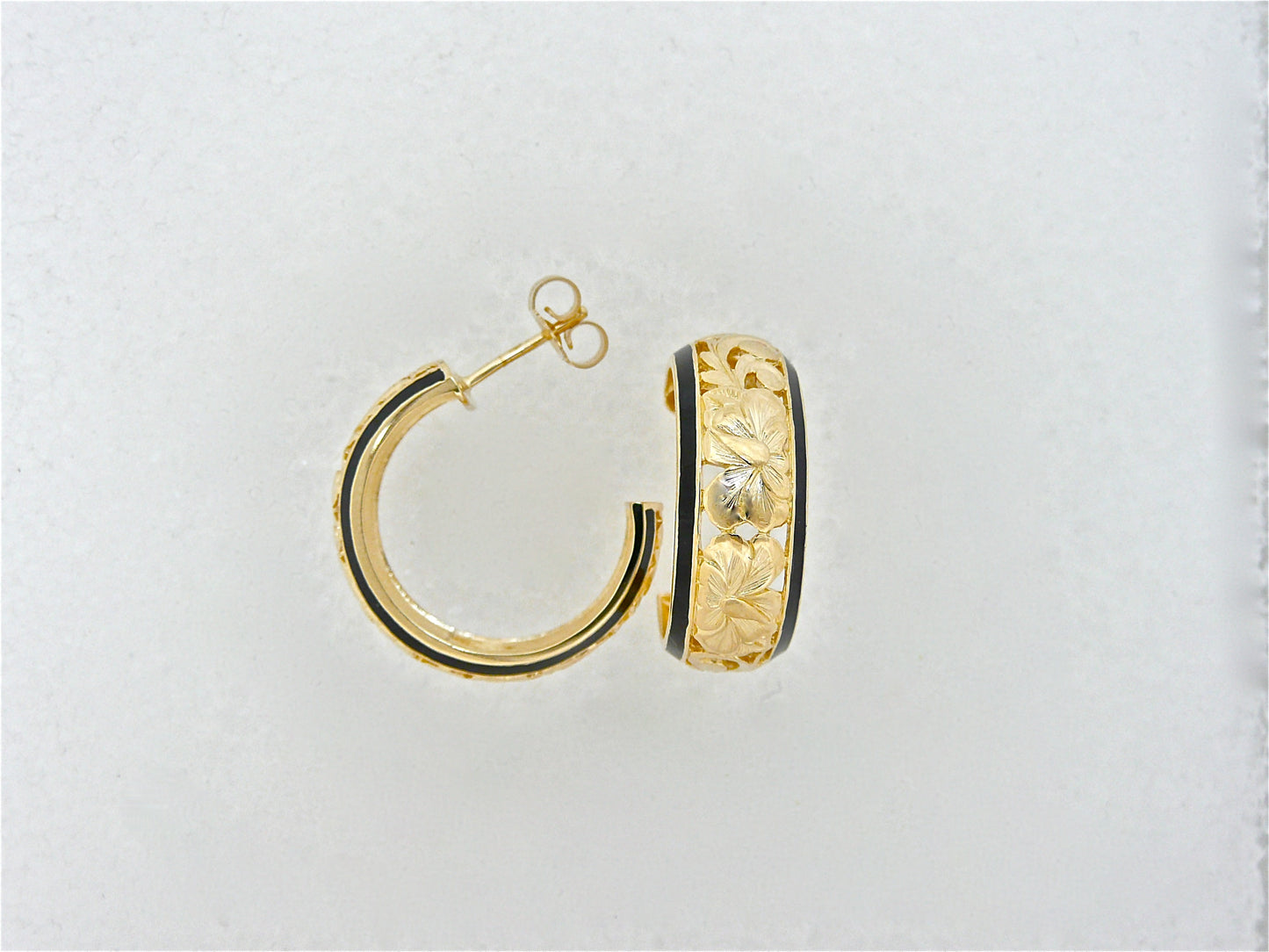 Dome Hoop Earring - Small/8mm image 0