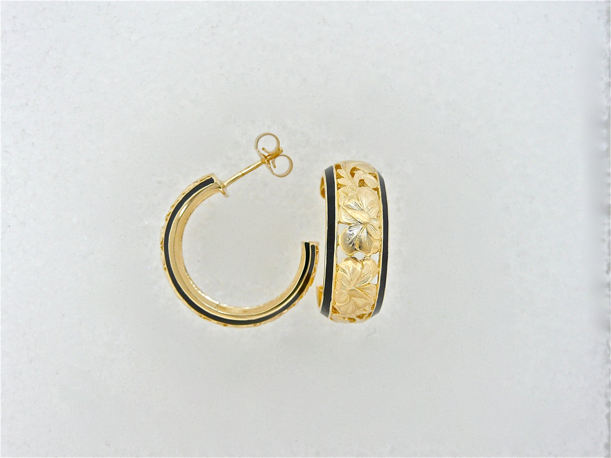 Dome Hoop Earring - Small/8mm image 0