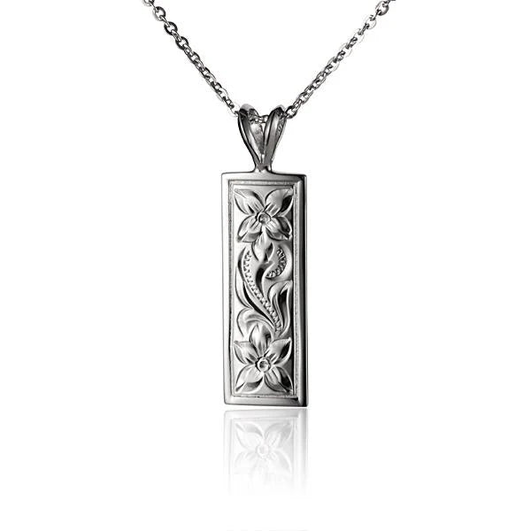 Vertical Scroll Pendant - 10mm image 0