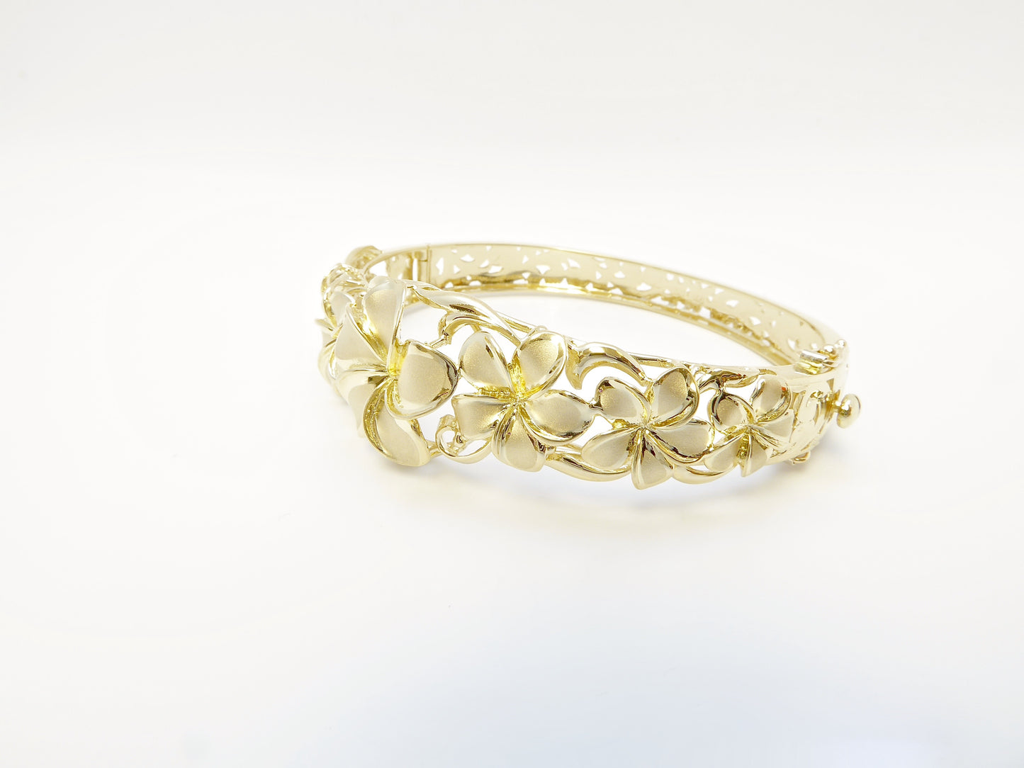 7 Plumeria Flower Bangle image 0