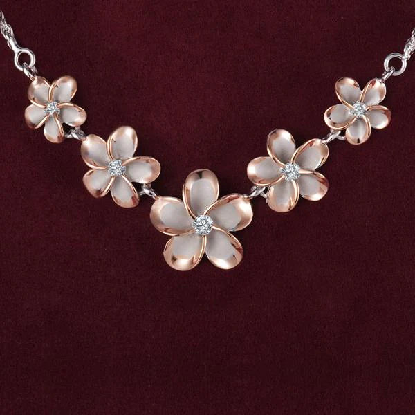 Rhoidum Plumeria 2T PG Rope Necklace - 10~15mm image 0