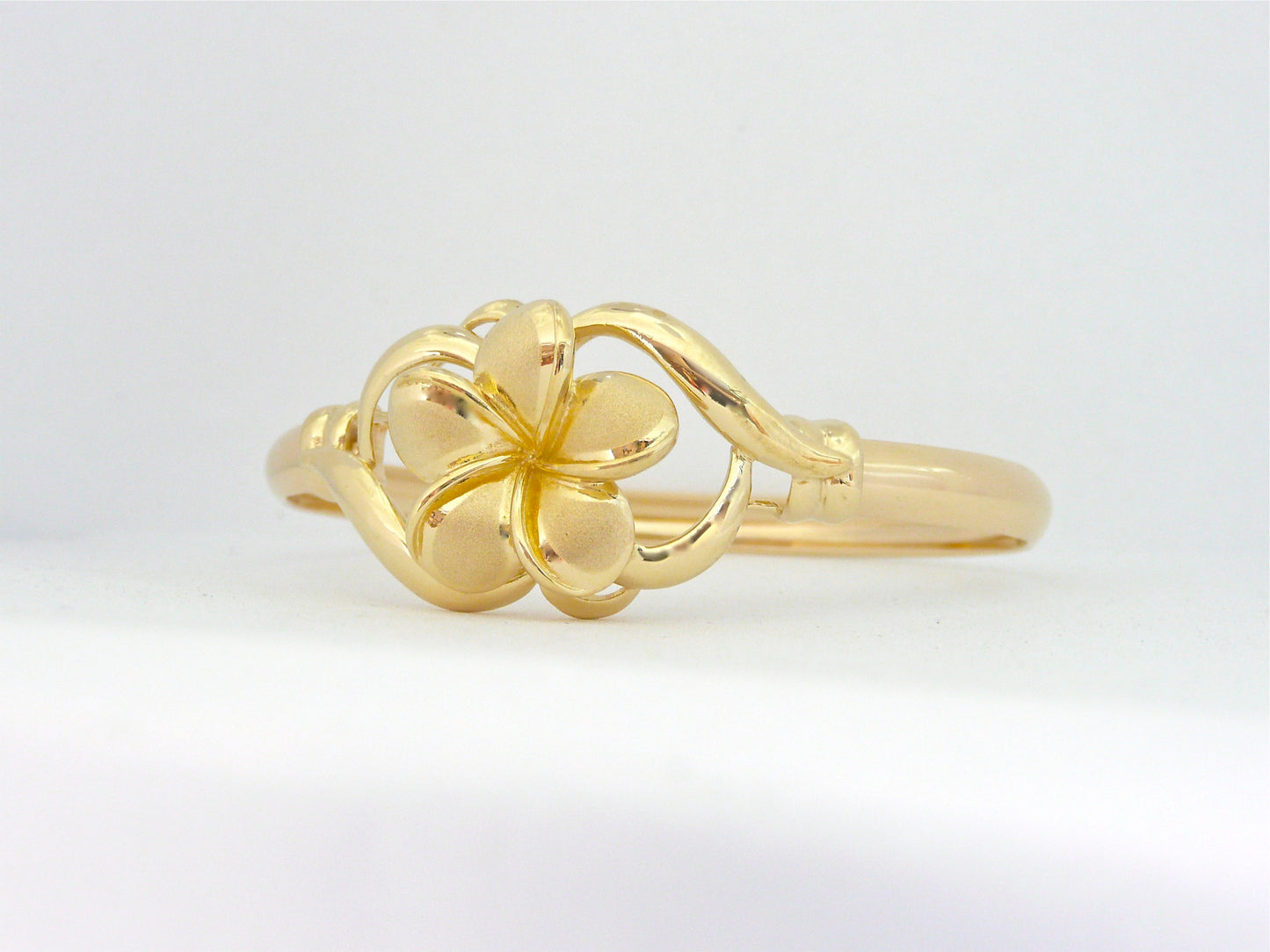 Single Plumeria Bangle image 0