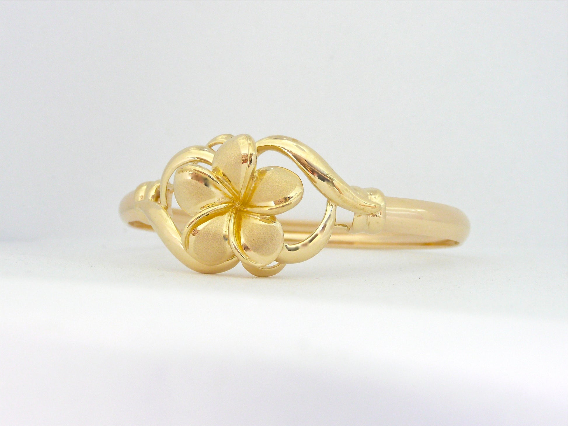Single Plumeria Bangle image 0