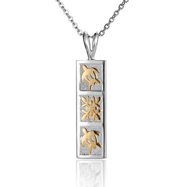 Vertical Scroll Pendant - 8mm image 0