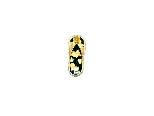14K Enamel Around Heart Slipper Pendant — Hawaiian jewelry from Ashley's Gift Shop